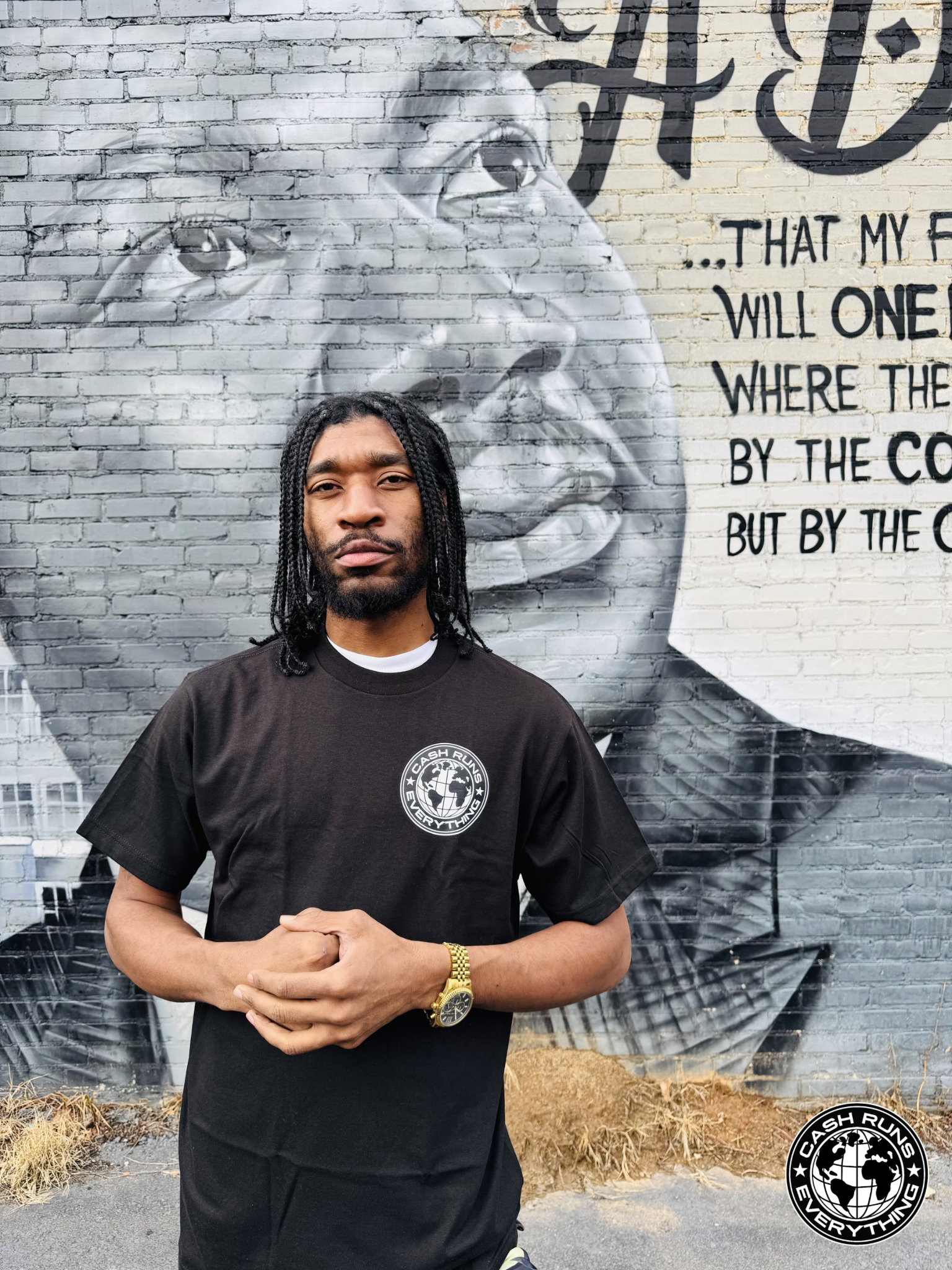 BLACK CRE GLOBAL LIFE TEE